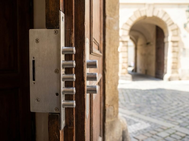 Installation de serrure multipoints 3 5 7 points par un serrurier à Bruxelles-Ville (1000) - sécurité porte